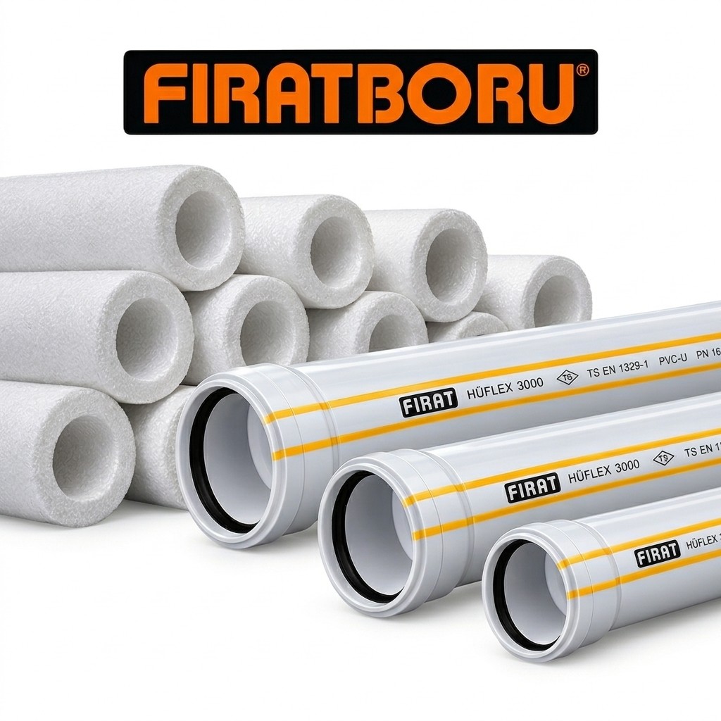 FIRAT PPRC - PVC Atık Su Borusu